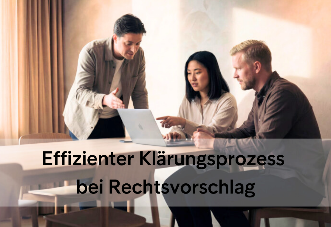Rechtsvorschlag im Inkasso: Effizienz durch einen transparten Klärungsprozess