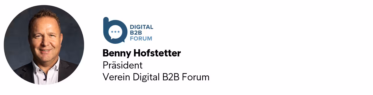 B2bforum Benny Hofstetter DE