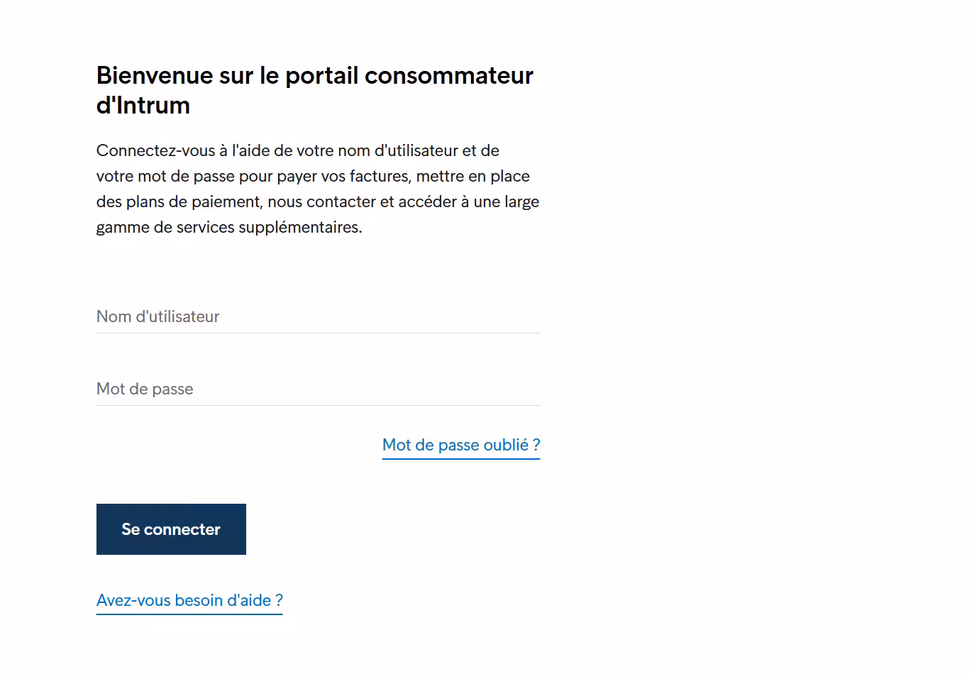 Anmeldung Konsumentenportal 1 FR