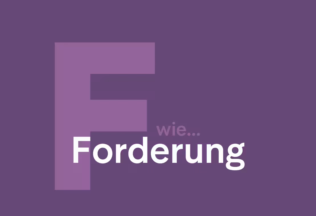 Forderung